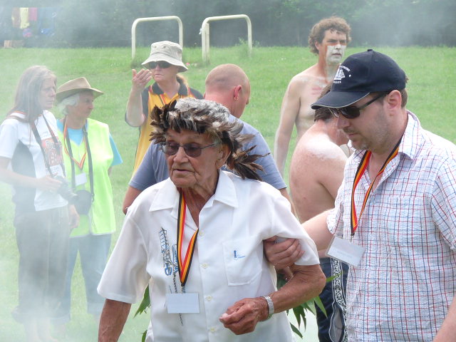 Elder in Smoking Ceremony